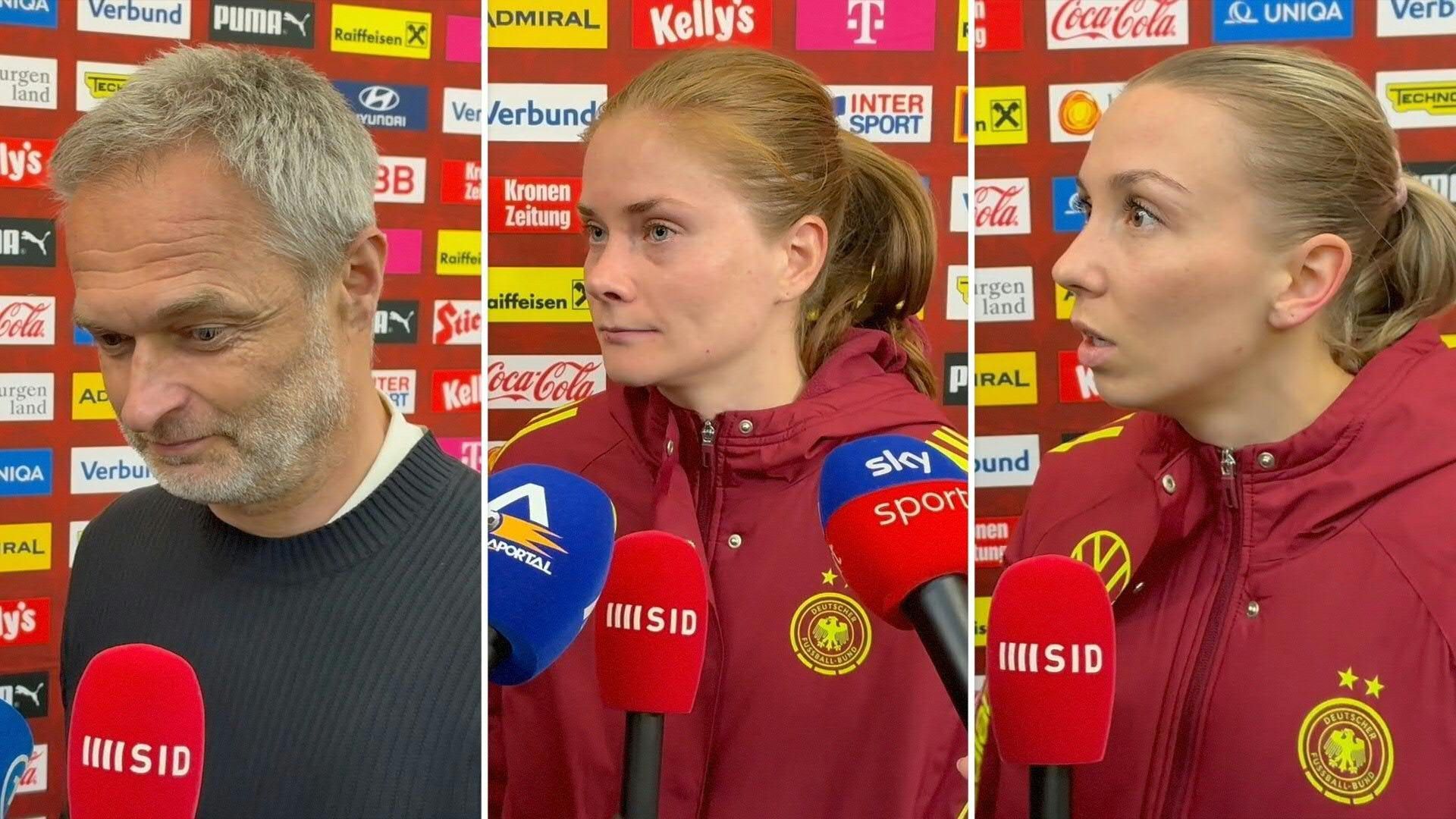 Video: "Enttäuschendes Ergebnis": DFB-Frauen nur 0:0 in Österreich