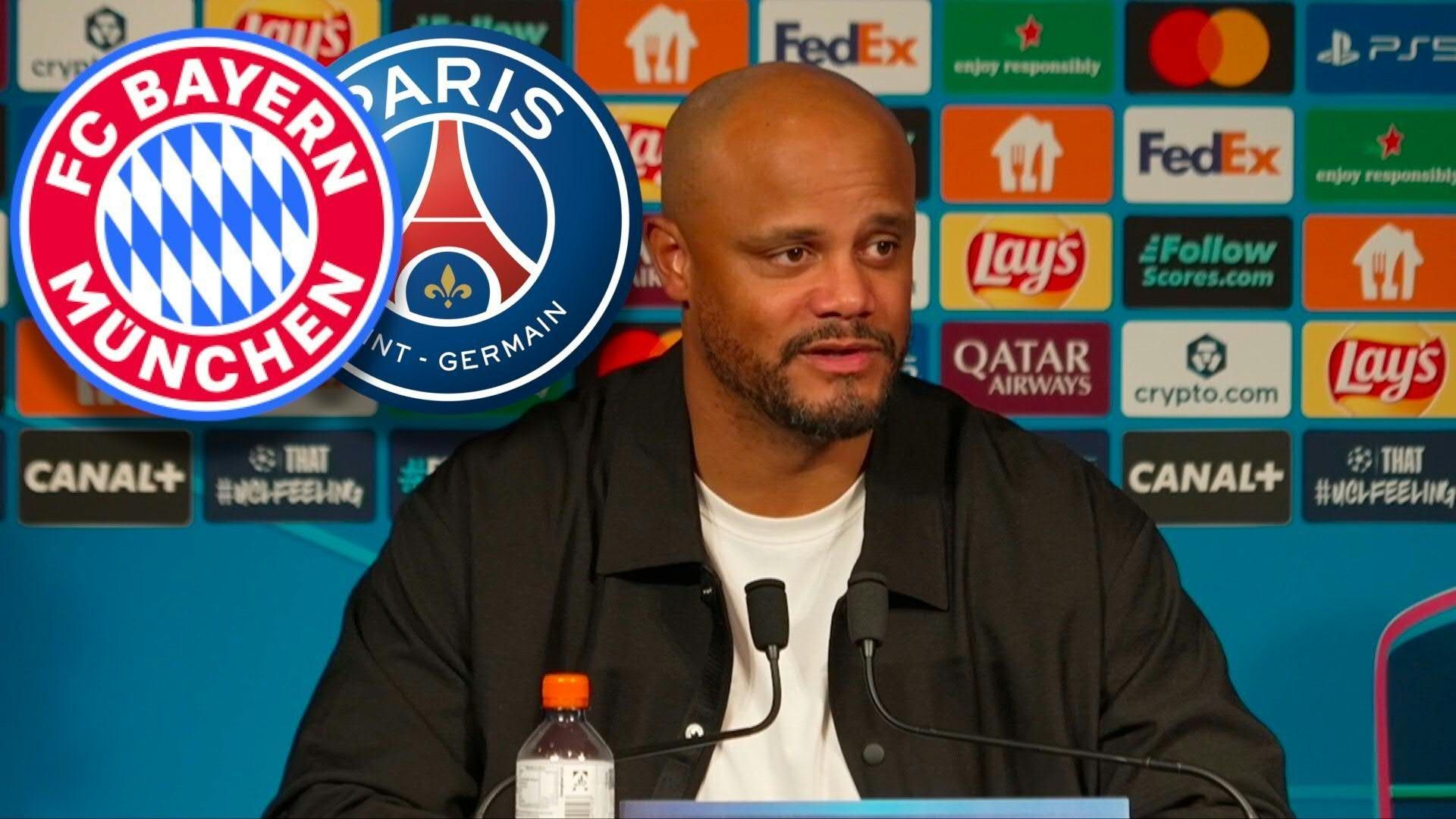 Video: Kompany über Tribünenplatz bei PSG: "Katastrophe"