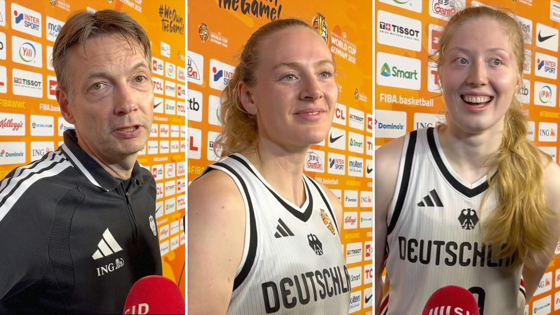 Video: DBB-Frauen schlagen Japan: "Haben unsere beste Seite gezeigt"