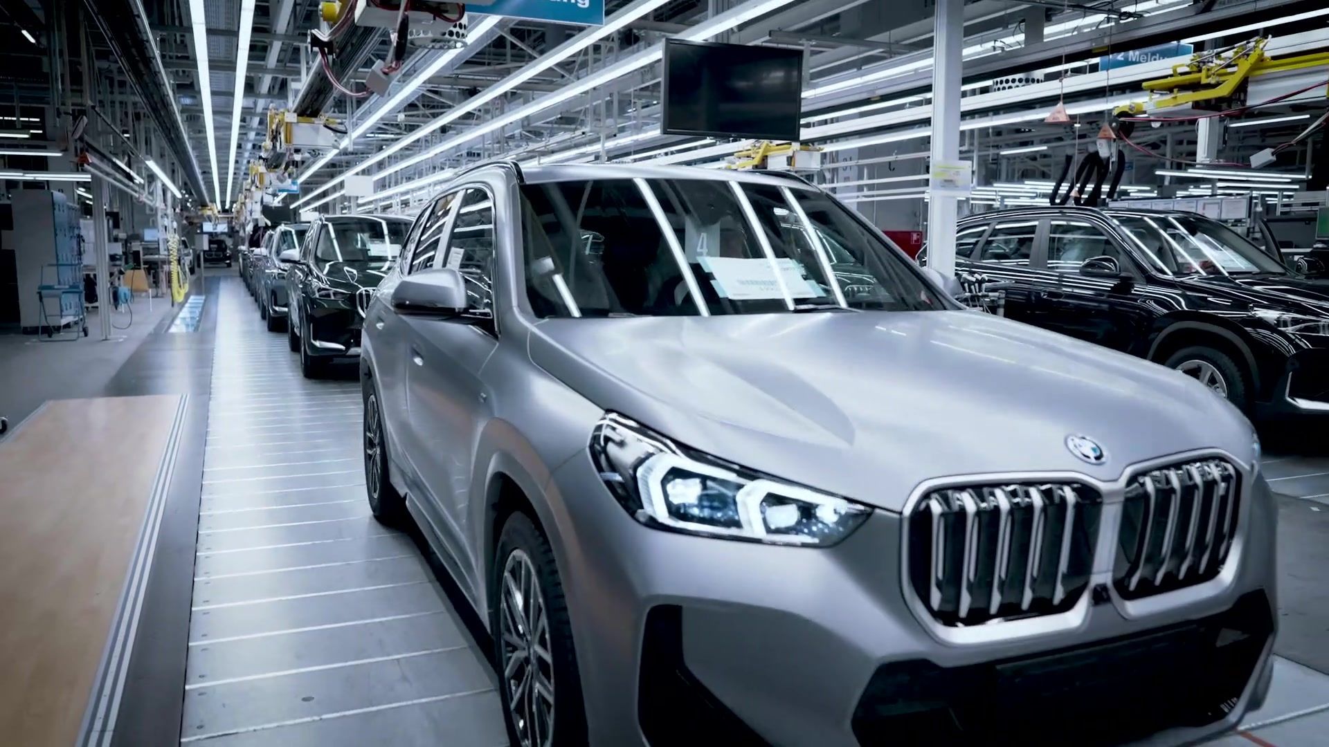 Production of the all-electric BMW iX1 at the BMW Group plant in Regensburg