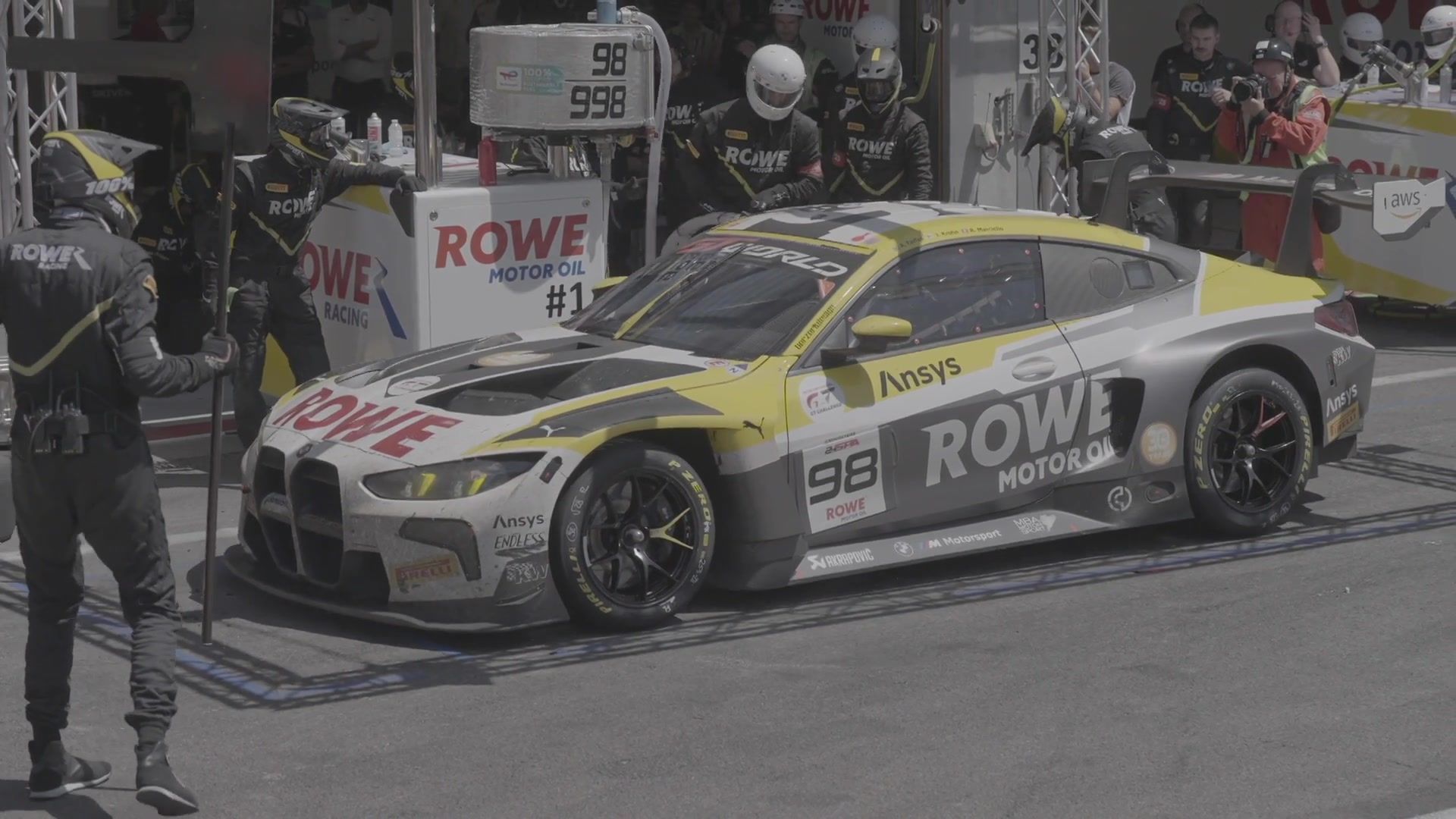 BMW at the Crowdstrike 24h of Spa 2025 - Garage and Pitlane