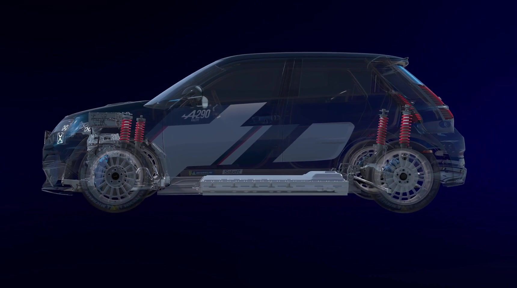 Alpine A290 Rally - 3D Animation