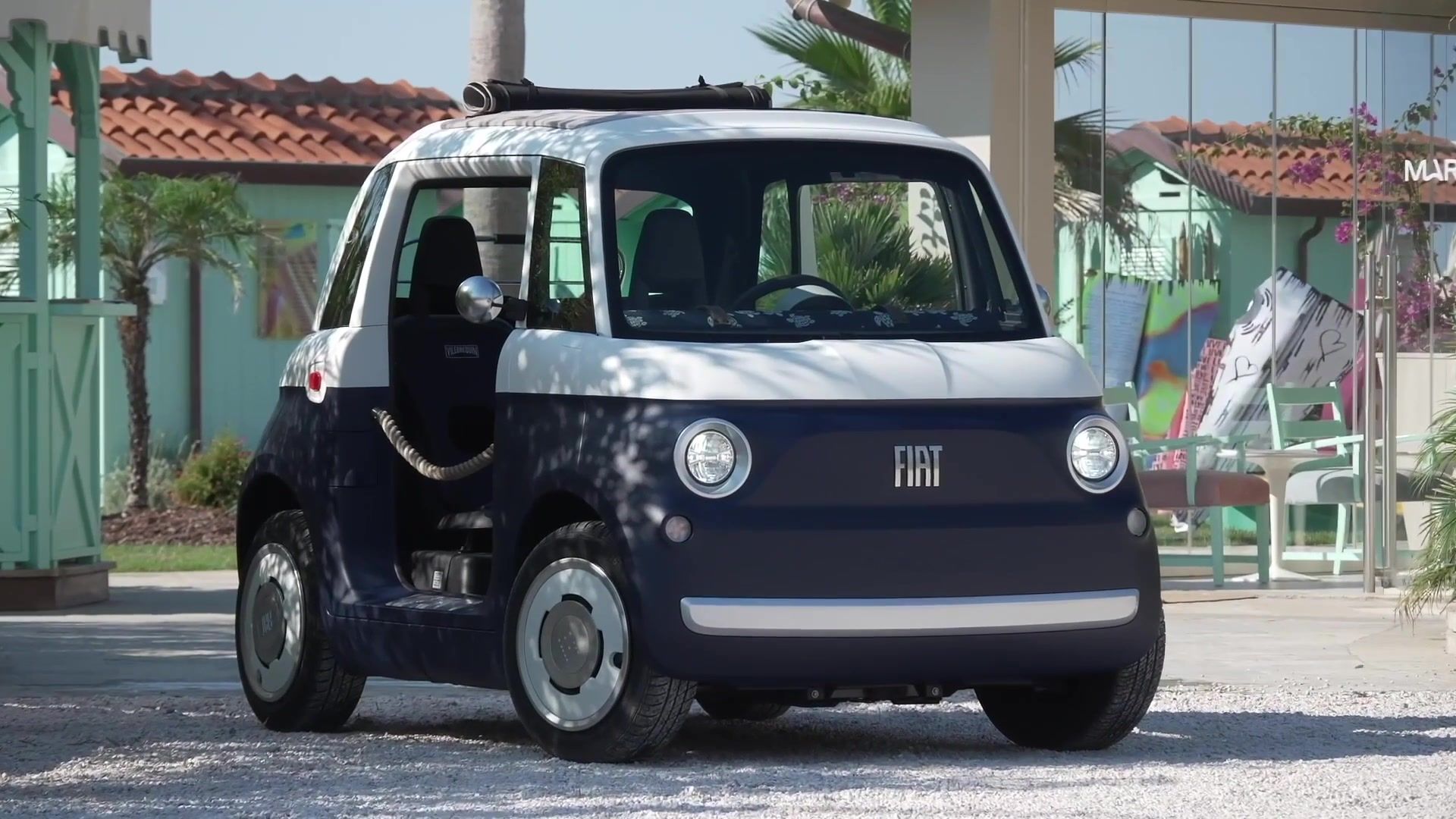 Exclusive Special Edition in Bath and Beachwear Look - The New Fiat Topolino Vilebrequin Collector's Edition