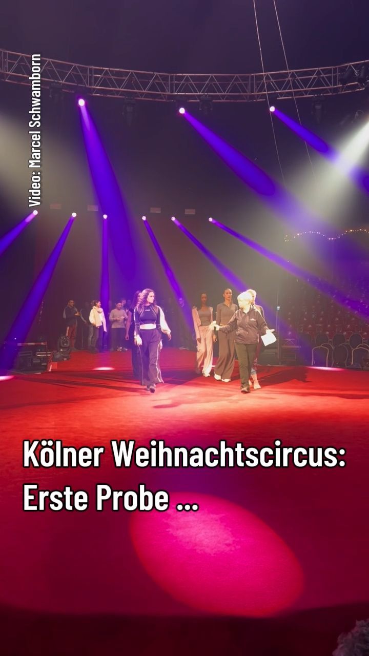 Kölner Weihnachtscircus: Erste Probe