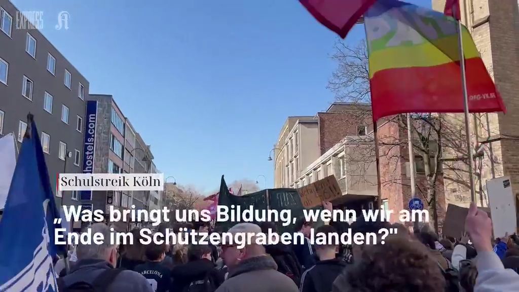 Video: Schulstreik in Köln: „Was bringt uns Bildung...?“