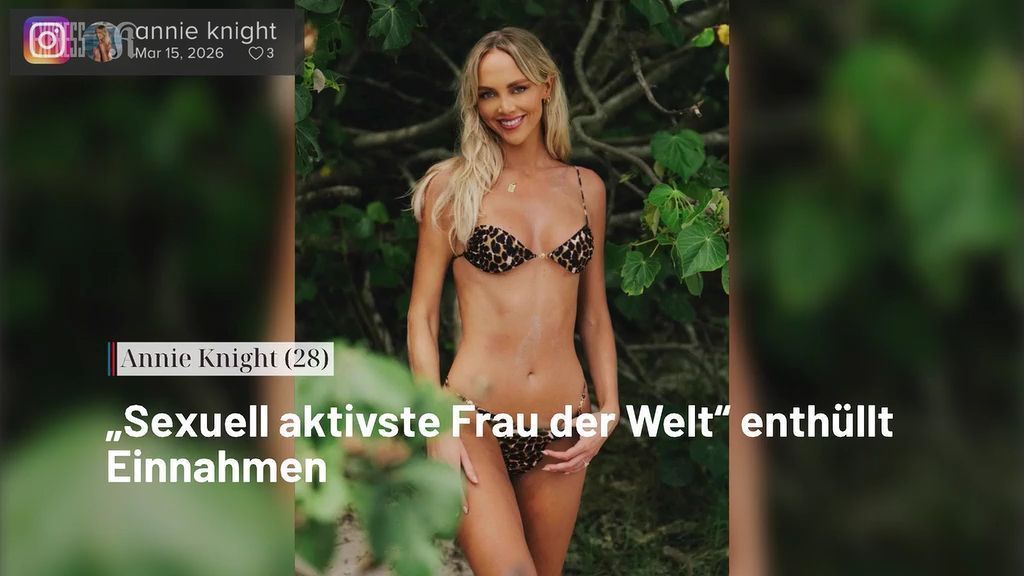 Video: „Sexuell aktivste Frau der Welt“ enthüllt Einnahmen nach Sex-Stunt
