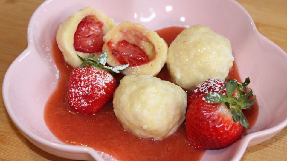 Sweet Strawberry Dumplings