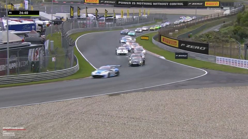 Porsche Sixt Carrera Cup Deutschland: Wildes Regen-Rennen in Zandvoort