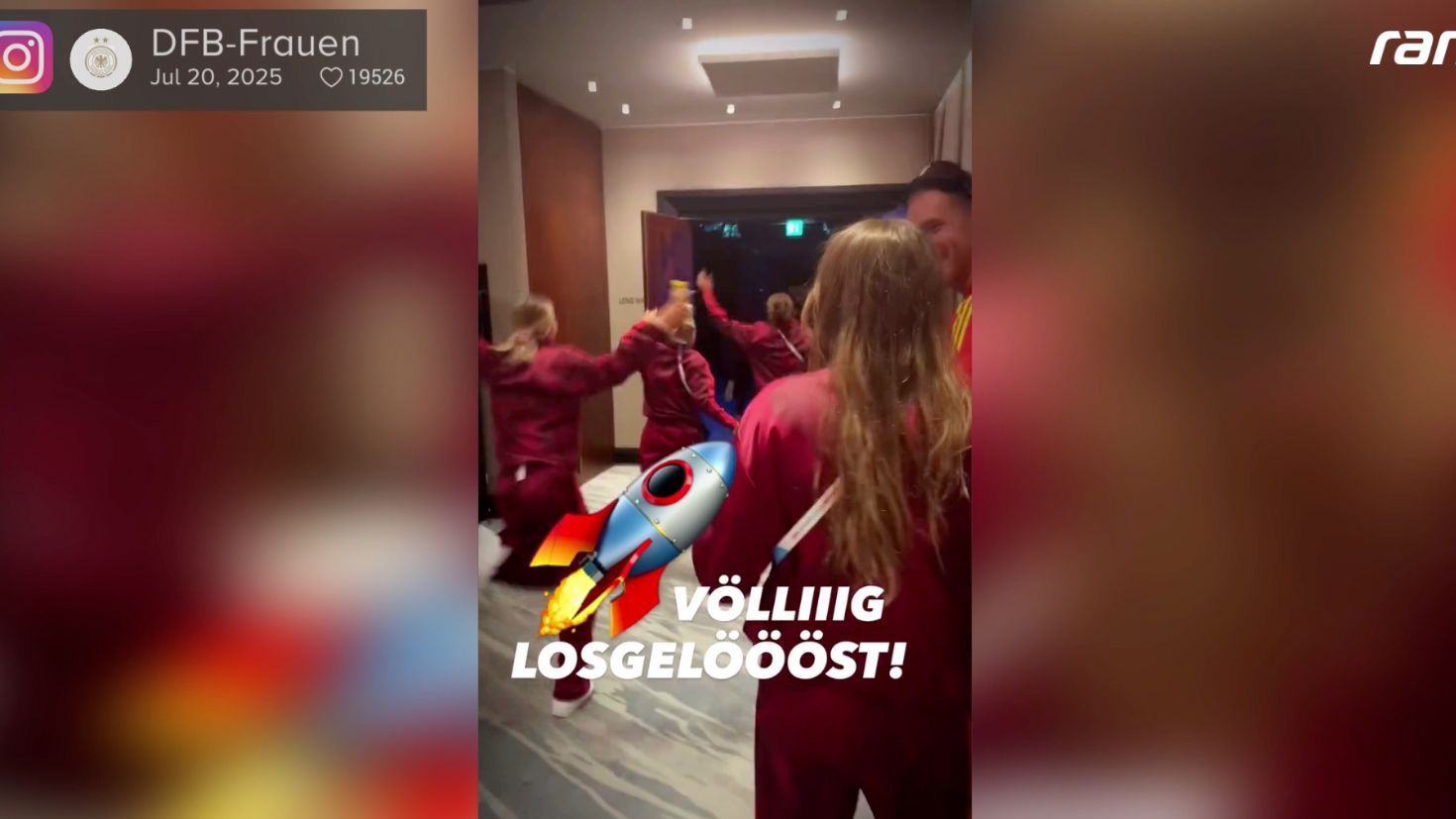 Frauen-EM: Völlig losgelöst! Wilde Party im DFB-Hotel
