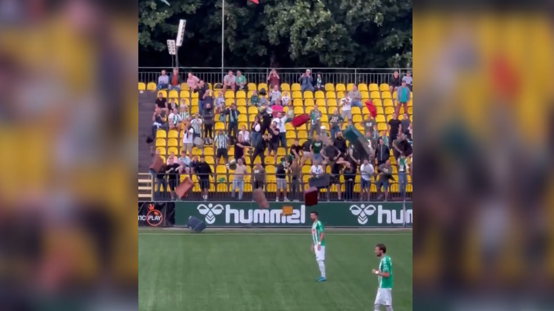 Kurioser Protest! Fans fordern Trainer-Rücktritt mit Kofferwurf