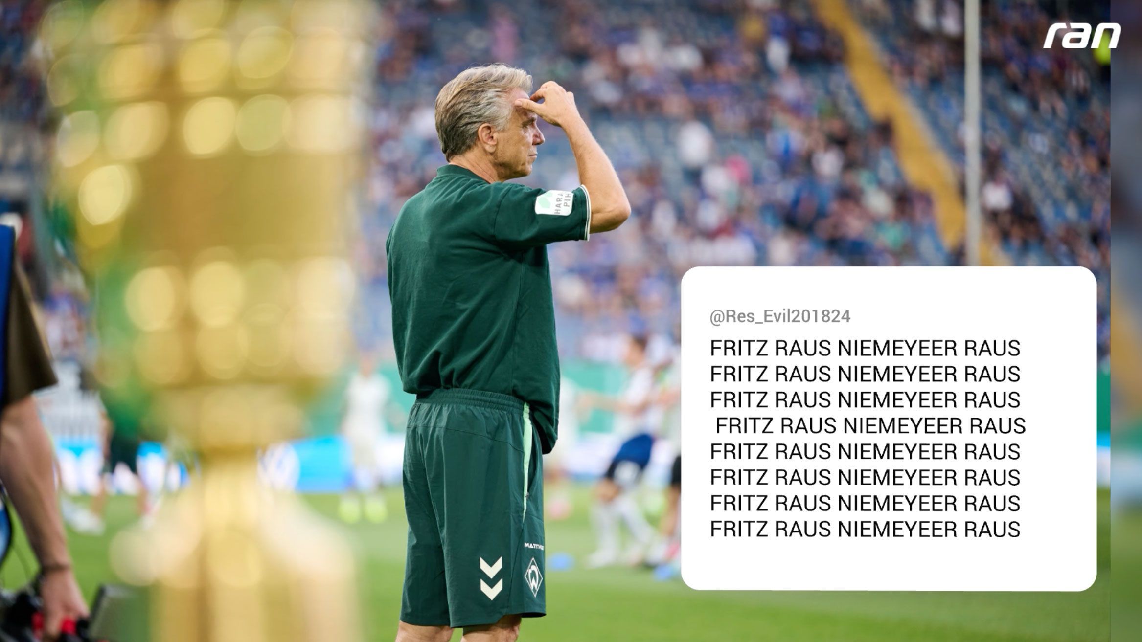 Werder Bremen: Fans demand resignations after DFB Cup exit