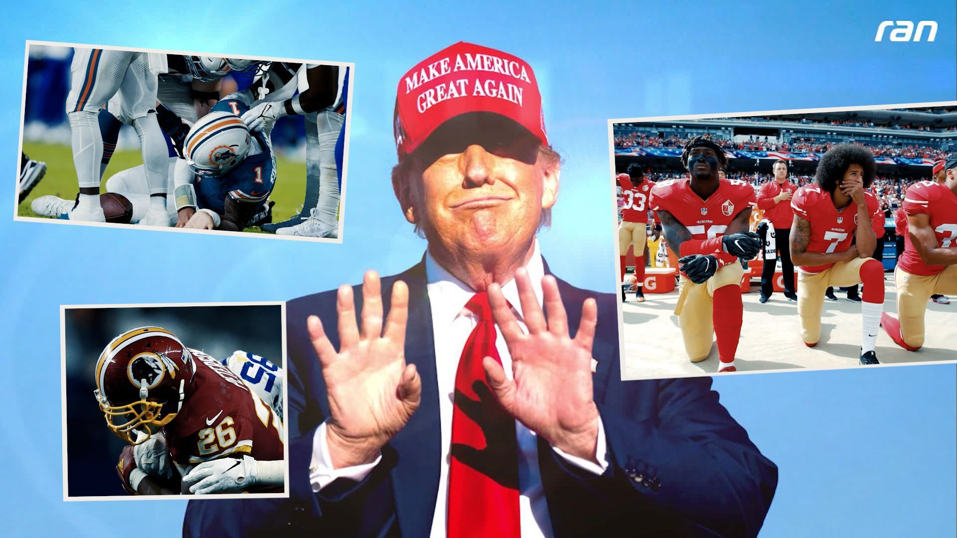 NFL: Donald Trump giftet wieder gegen die NFL