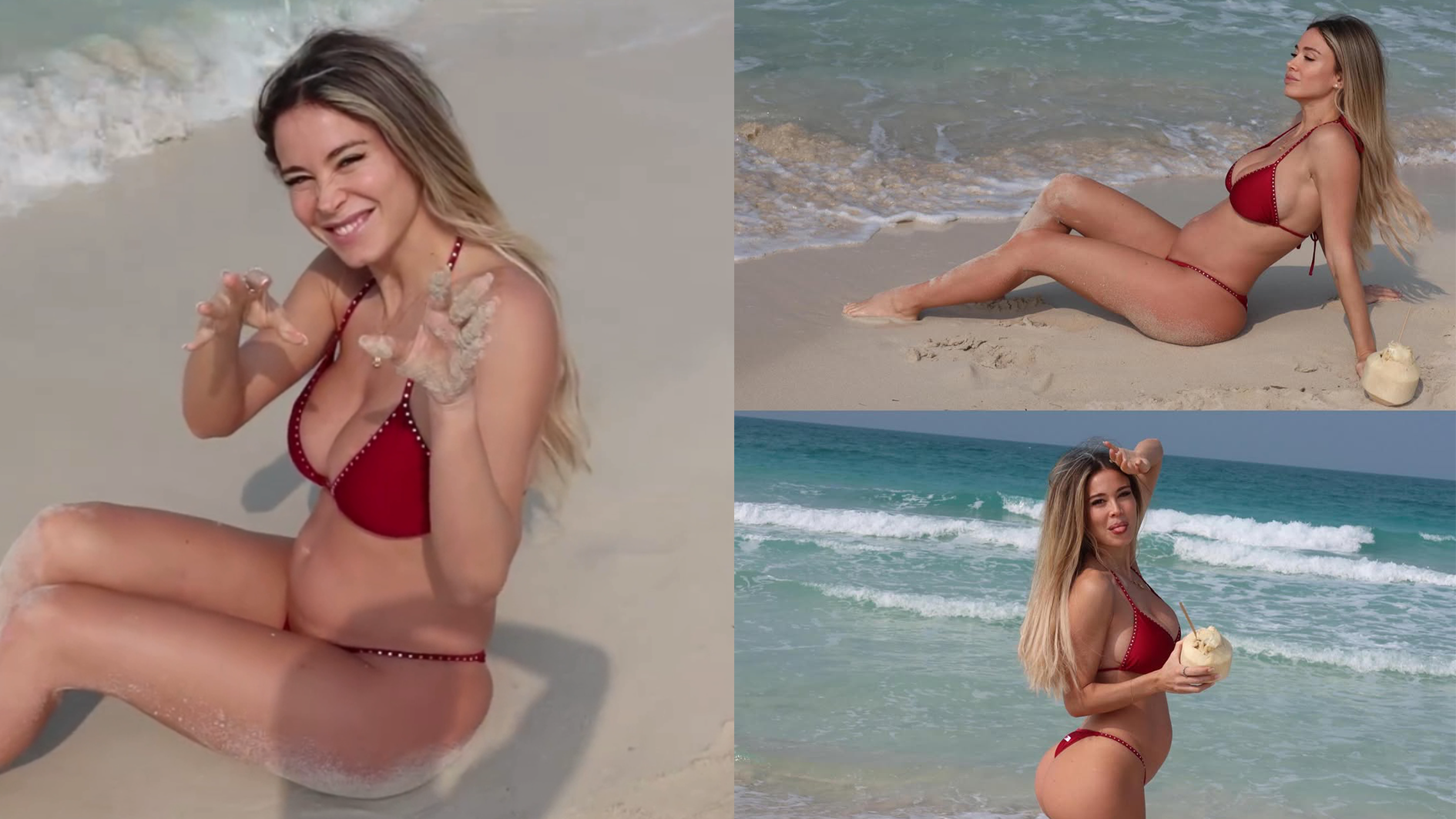 Schalke 04: Karius-Frau verzaubert Fans mit Babybauch im Bikini