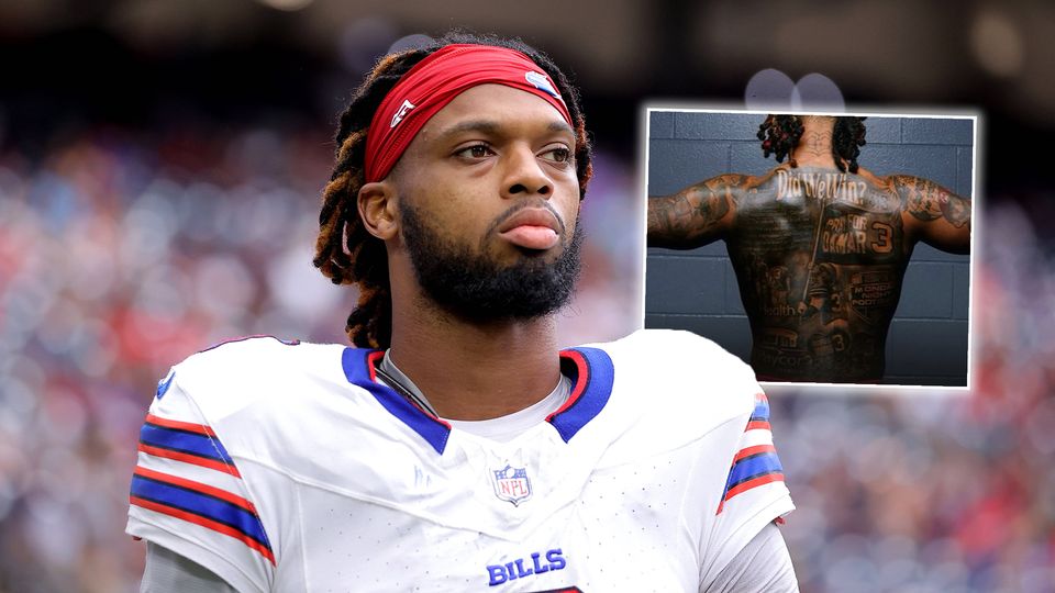 NFL: Ergreifendes Tattoo! Hamlin erinnert an Herzstillstand