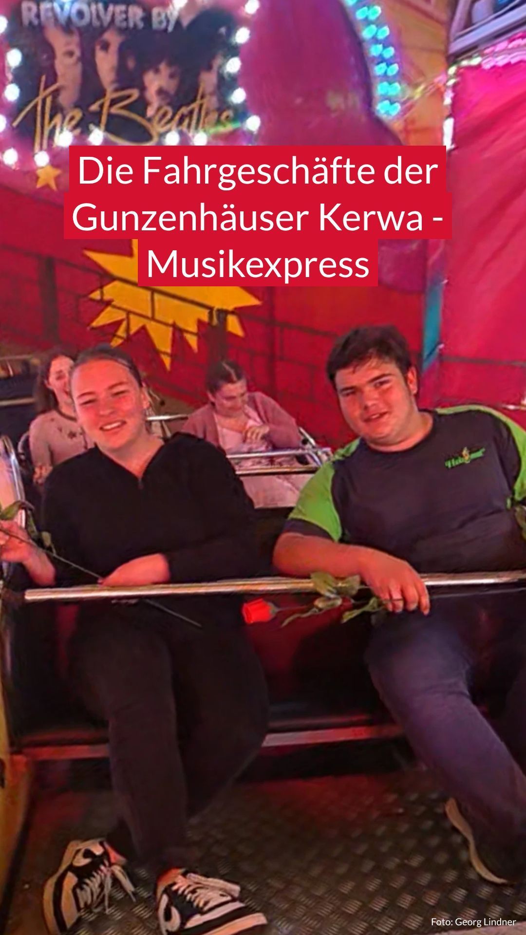 Die Fahrgeschäfte der Gunzenhäuser Kerwa : Musikexpress