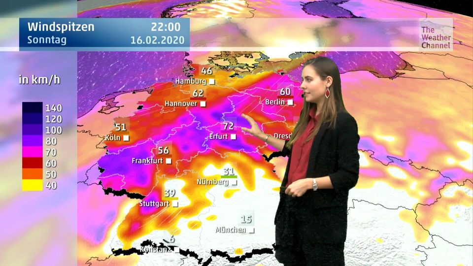 Sturm Victoria: Hier drohen am Wochenende bis zu 110 km/h im Tiefland