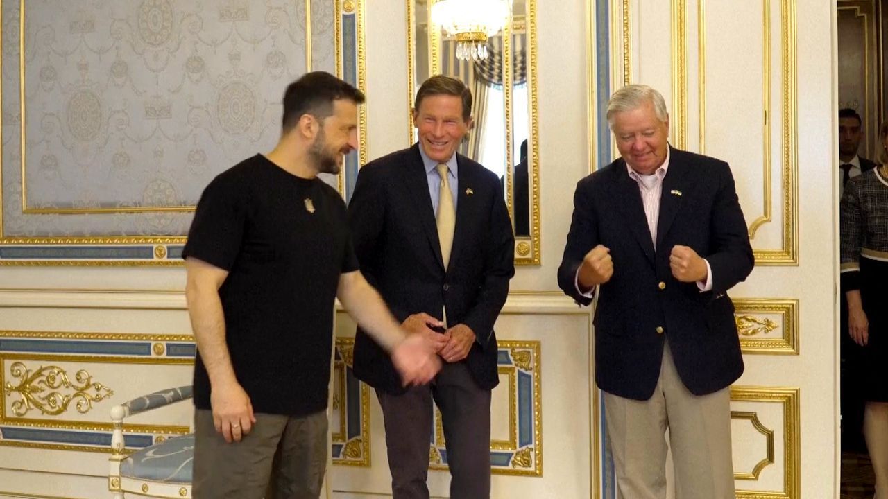 US-Delegation lobt Kursk-Operation: Graham und Blumenthal von Selenskyj empfangen