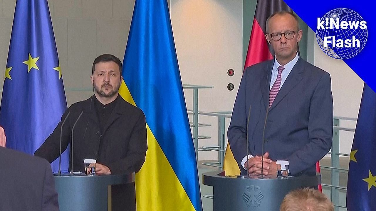 k!News-Schlagzeilen: Merz verspricht Ukraine-Hilfen, Chaos in Gaza, Anti-Trump-Proteste