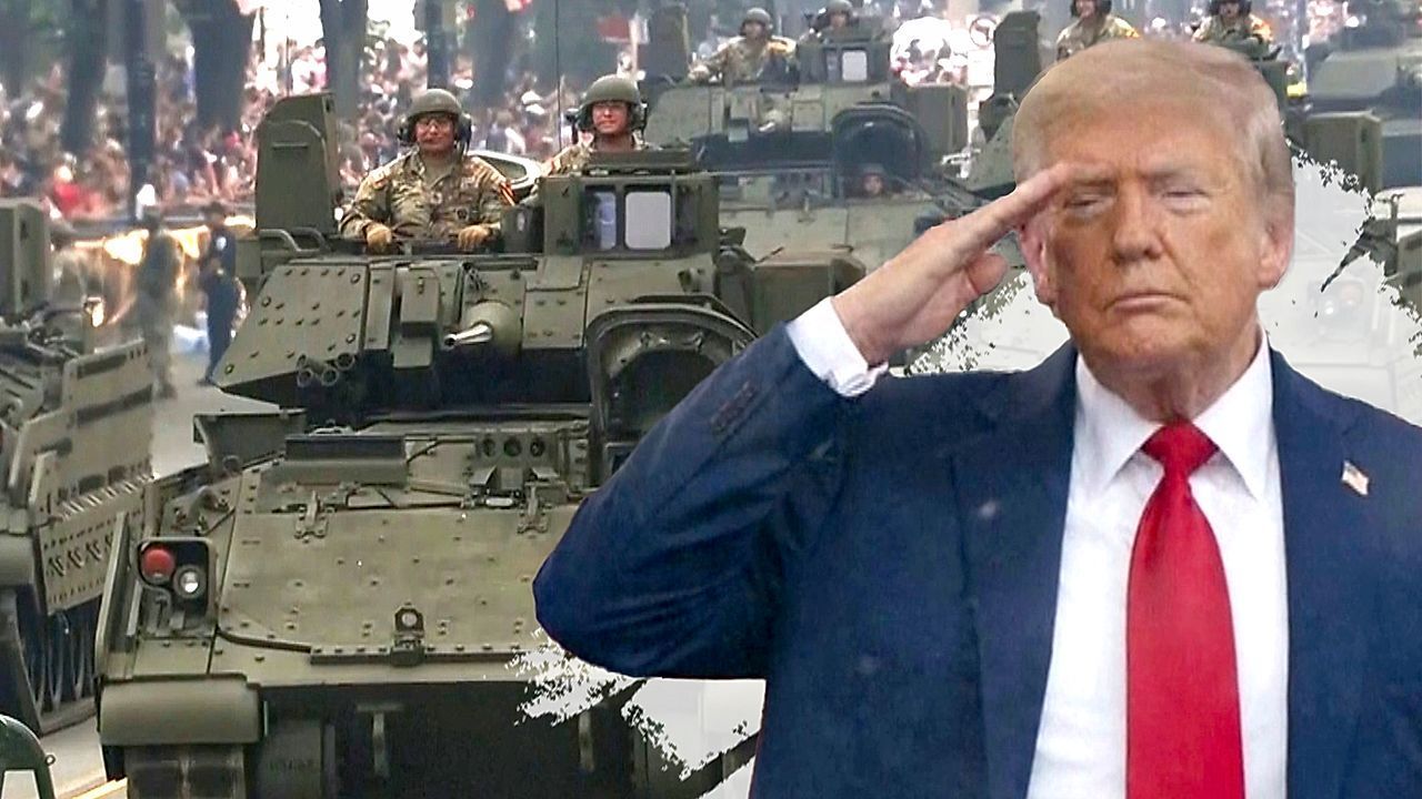 Militärparade in USA: Trump feiert mit Panzern und Flyovers – Proteste folgen