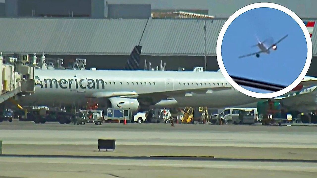 Flammen schießen aus Triebwerk: Airbus muss in Las Vegas notlanden