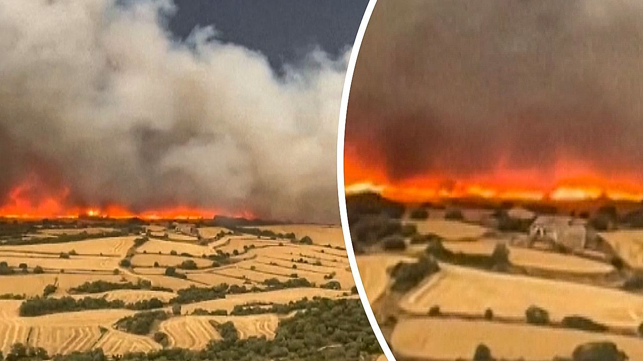 Hitzehölle in Europa: Zwei Tote bei gewaltigem Flurbrand in Spanien