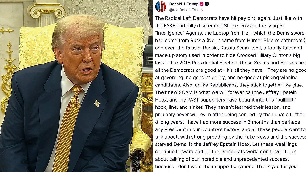 Video: „Epstein-Akten sind ein Schwindel“: Trump nennt eigene Fans „Schwächlinge“