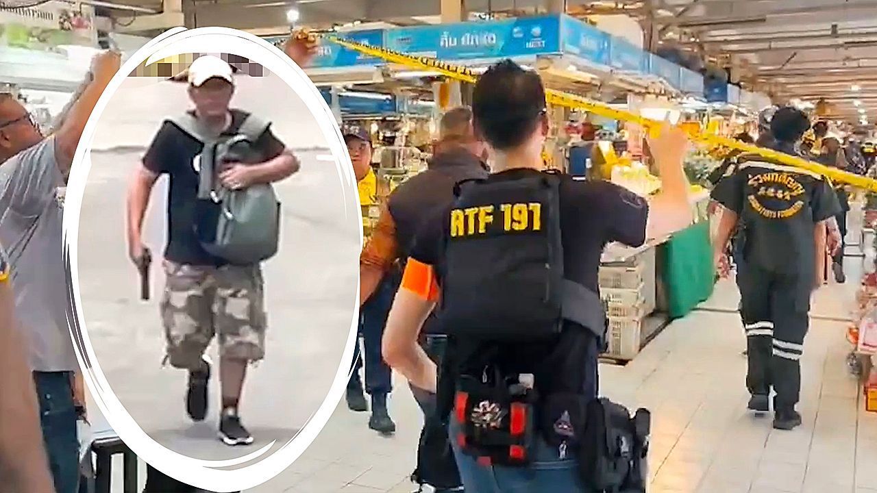 Schießerei auf Markt in Bangkok: Mann tötet fünf Menschen und sich selbst