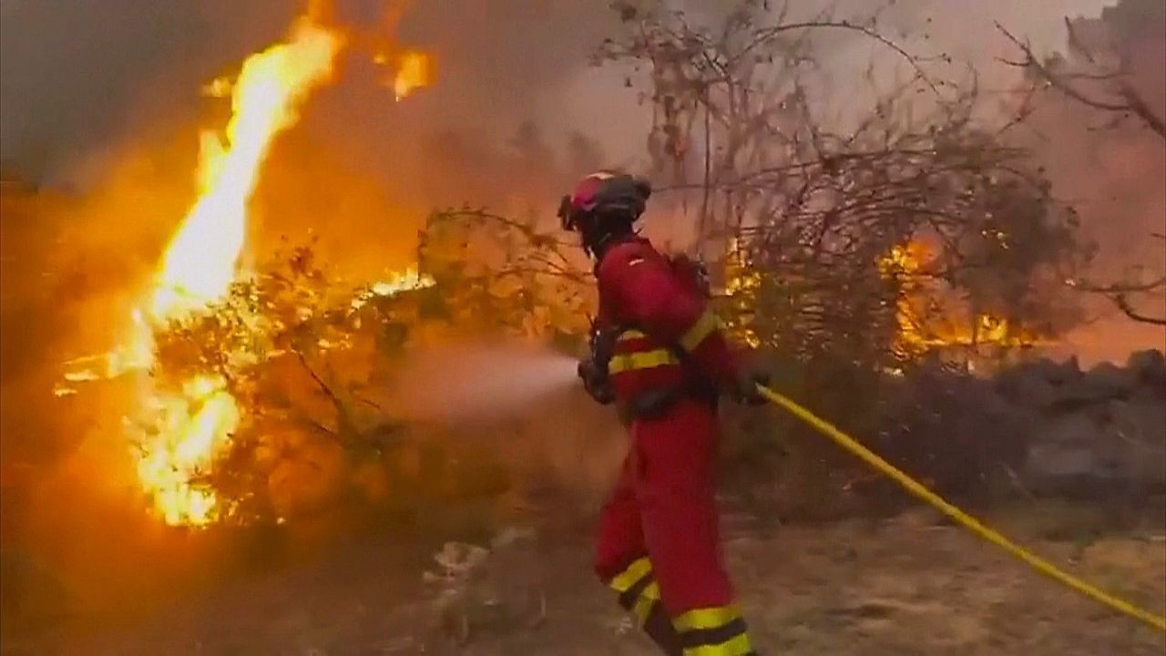 Incendio forestal en Ávila: Las altas temperaturas empeoran la situación en el centro de España
