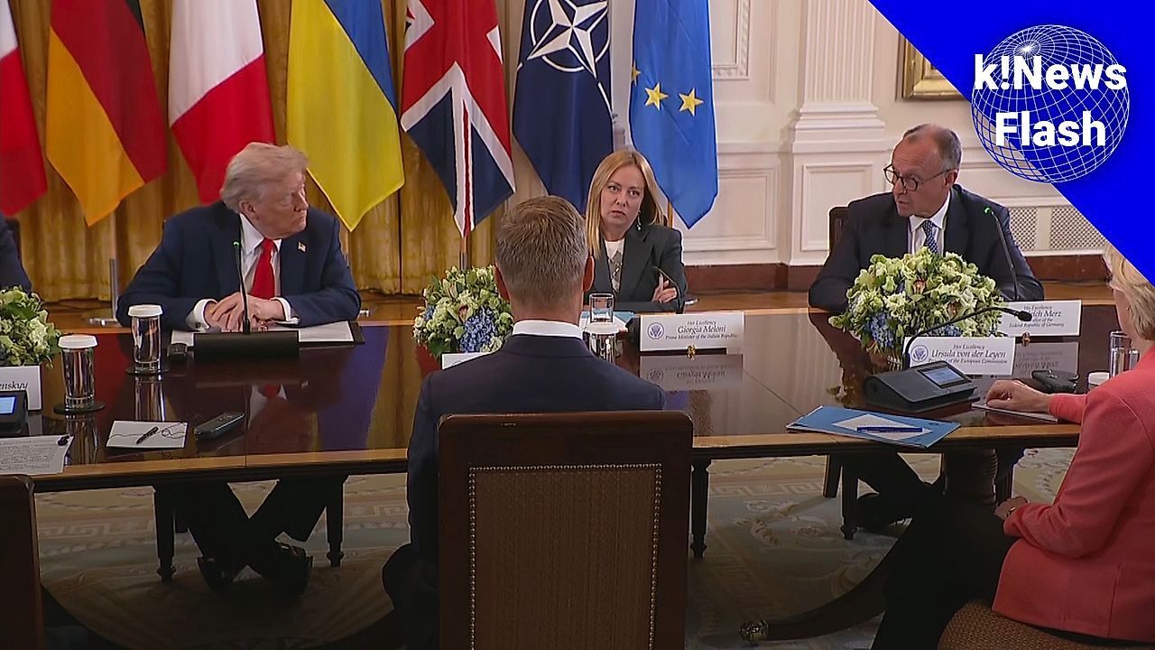 k!News-Schlagzeilen: Ukraine-Gipfel, Hamas-Verhandlungen, Mikrofon-Panne in Washington