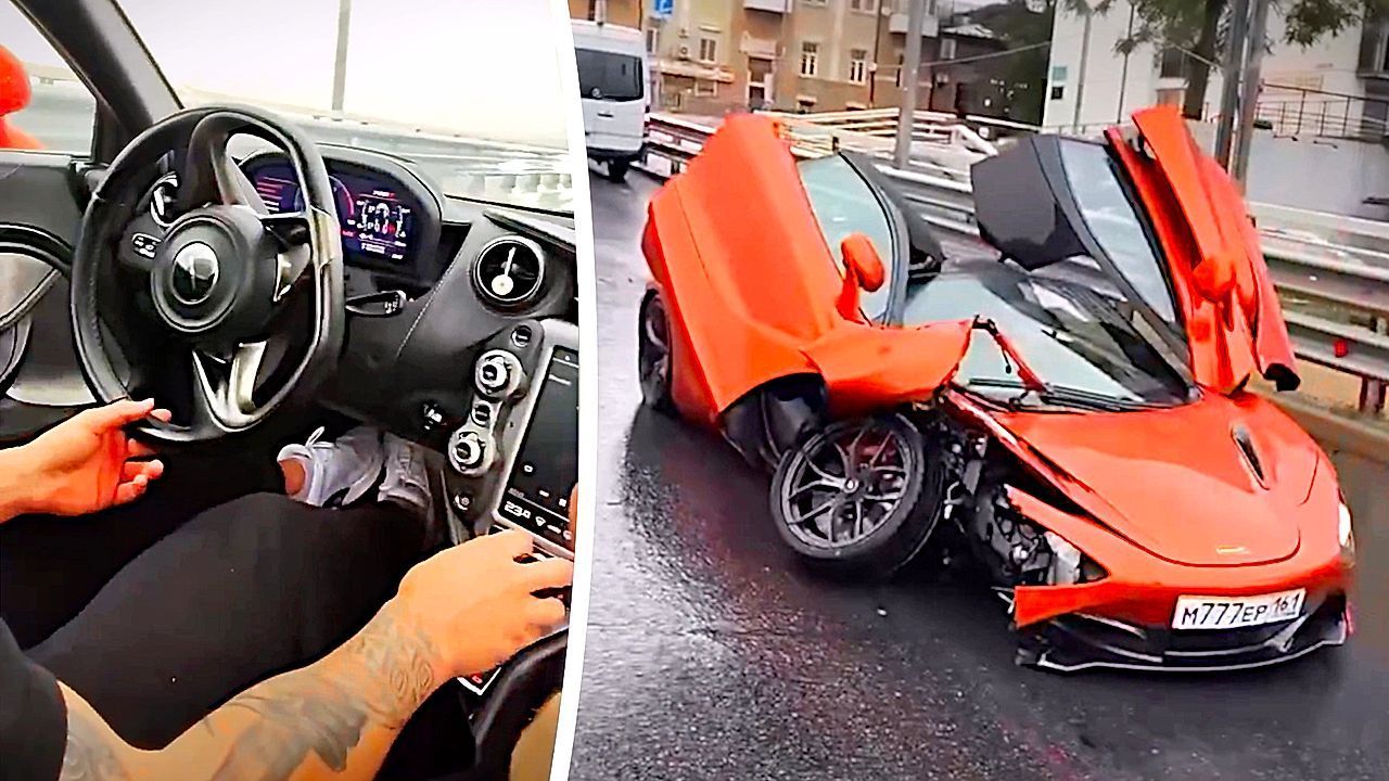 McLaren geschrottet: Russischer Blogger zerlegt 200.000-Euro-Auto