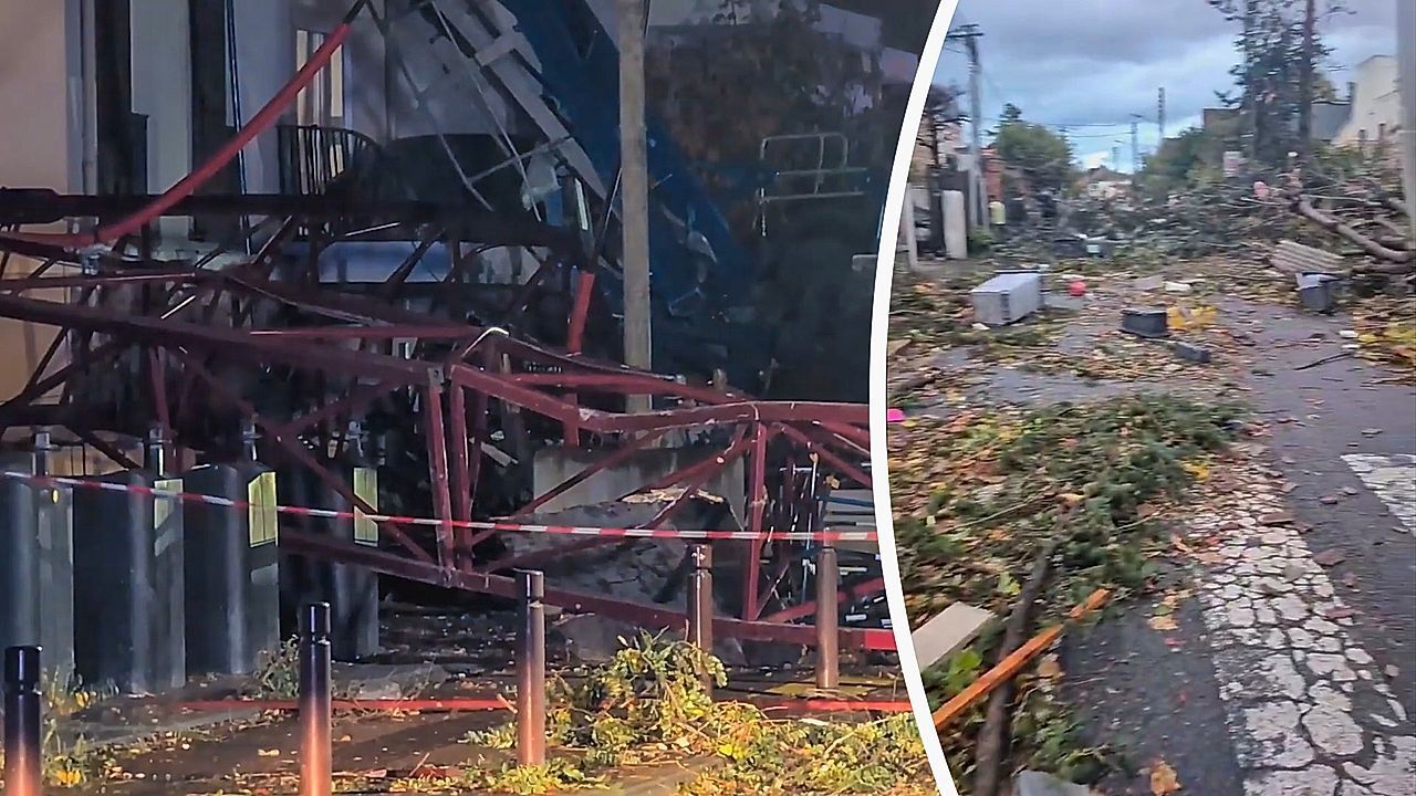 At least one dead as rare sudden tornado rips through Paris suburb