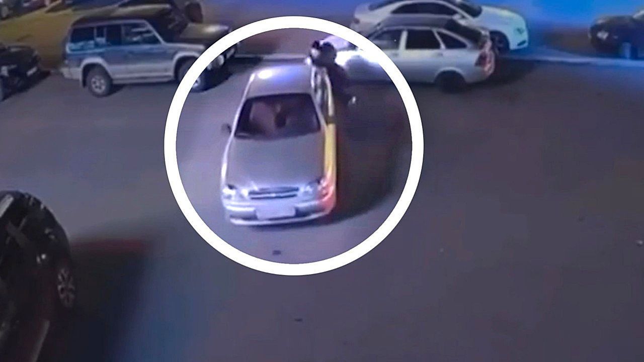 Heroic moment man stops runaway car – with his bare hands