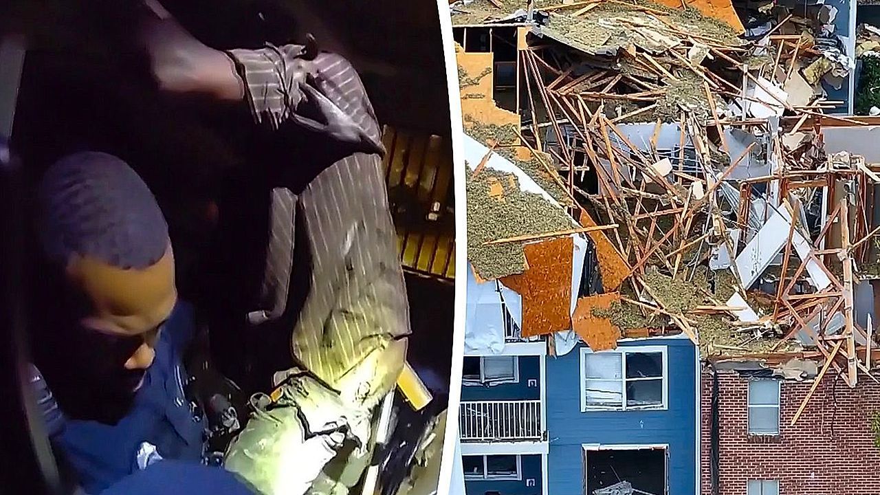 Bodycam: Officers rescue man from rubble after explosion destroys Atlanta apartment