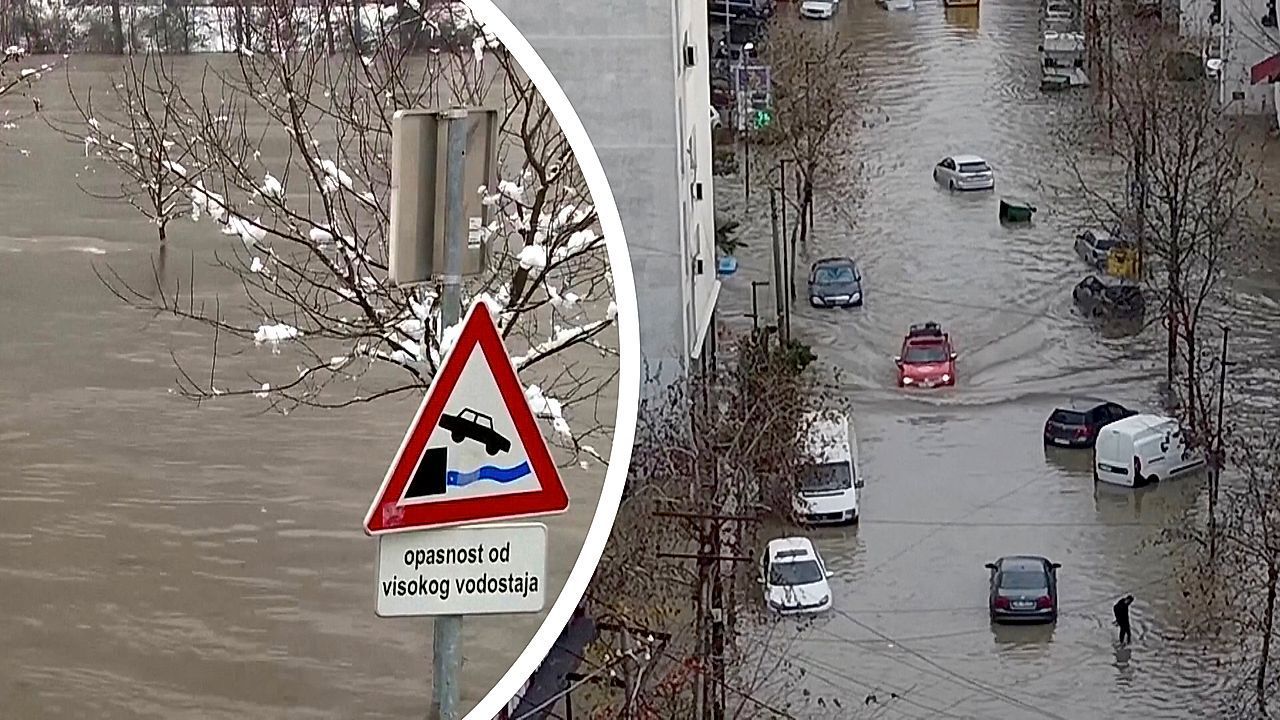 Balkan im Ausnahmezustand: Schnee und Regen sorgt für Hochwasserchaos