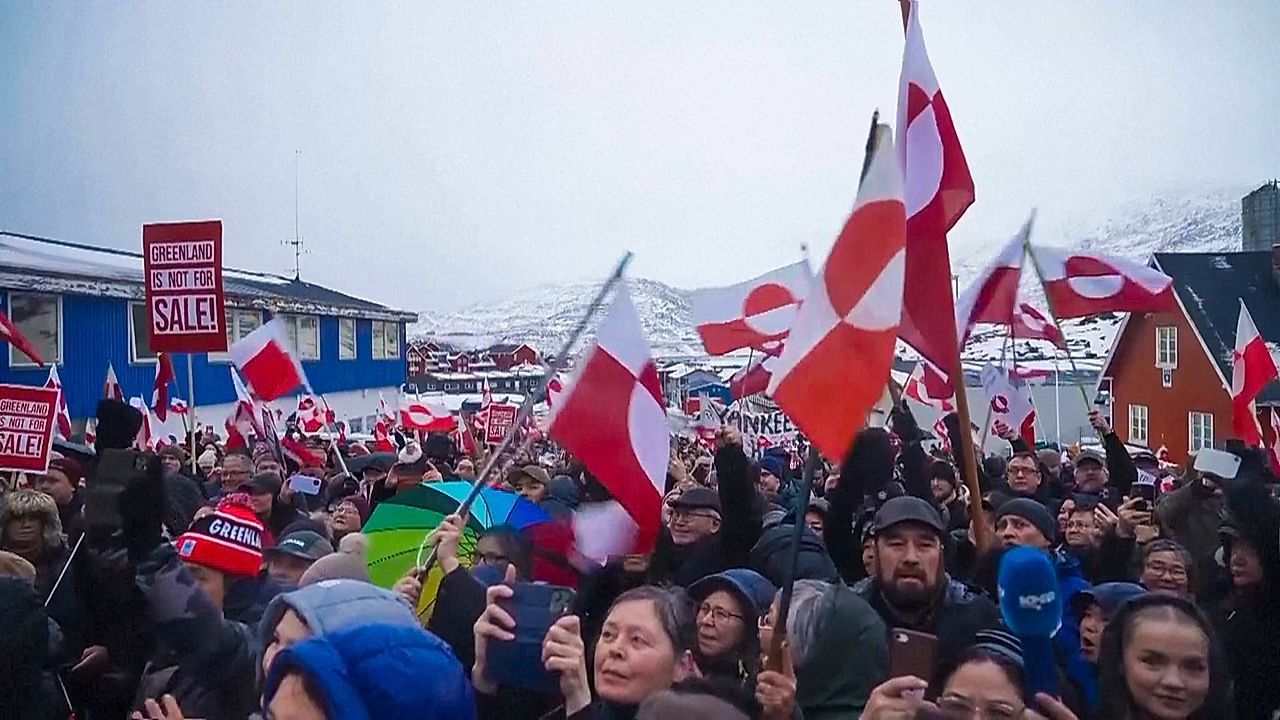 Video: Proteste auf Grönland: Widerstand in den USA gegen Trumps Strafzölle