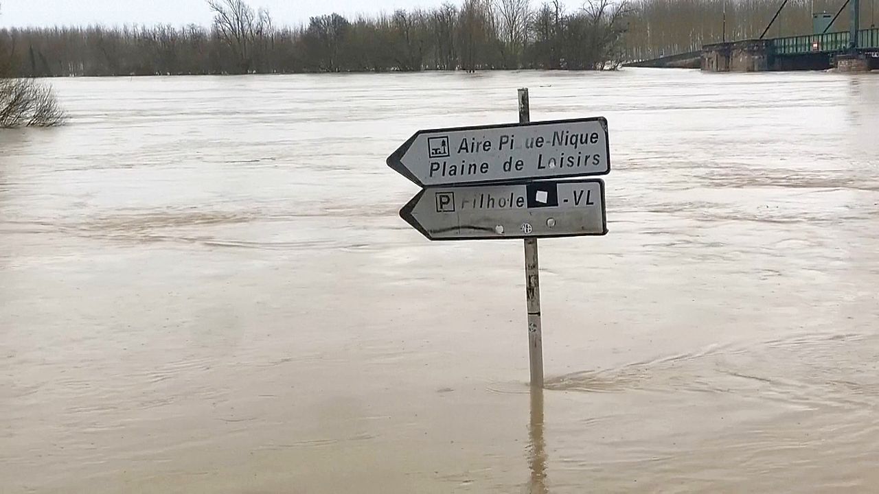 Video: Sturm „Nils“ in Frankreich: Zwei Tote und schwere Überschwemmungen