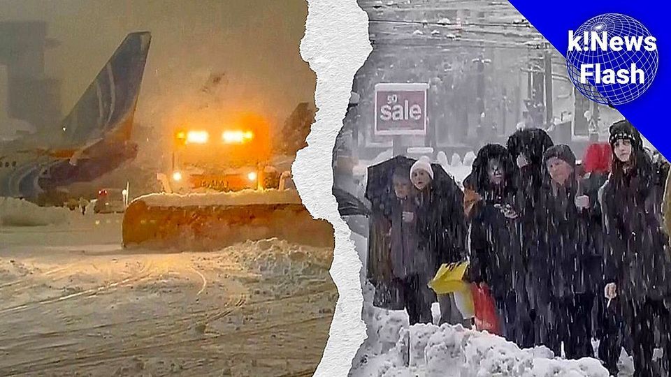 k!News-Schlagzeilen: Winterchaos in Rumänien, Lawine in Kalifornien, Brände USA