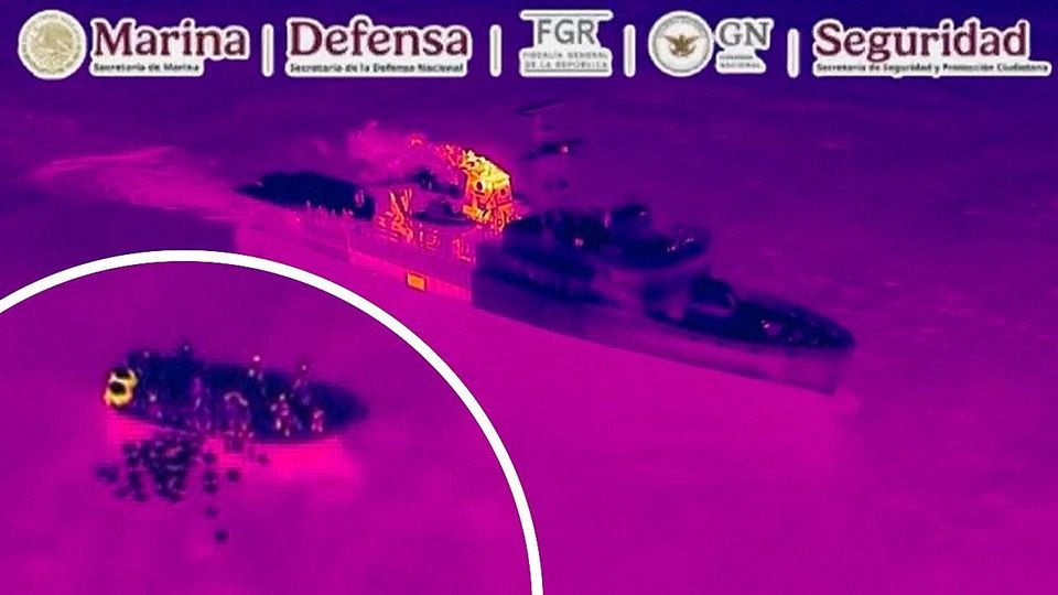 Tonnen Kokain treiben im Pazifik: Mexiko fängt Drogenlieferung ab