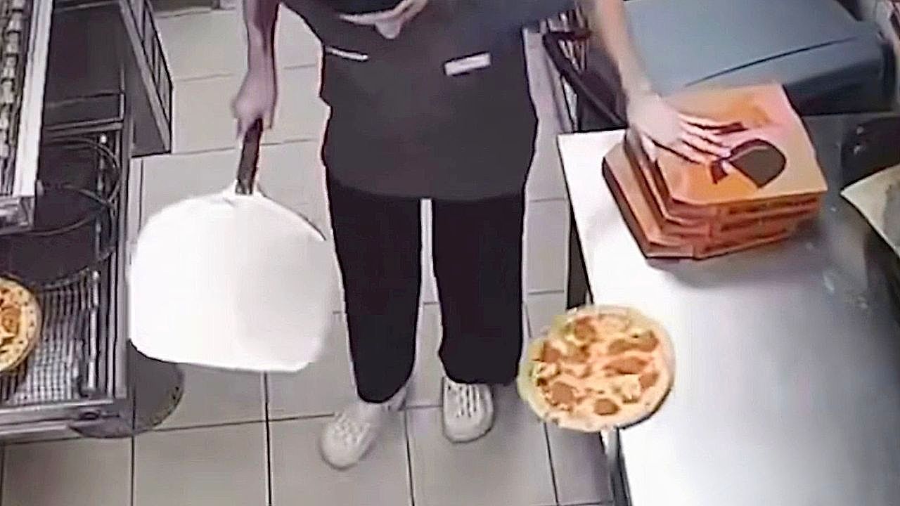 Video: Woman quick reflexes turn kitchen mishap into perfectly timed save