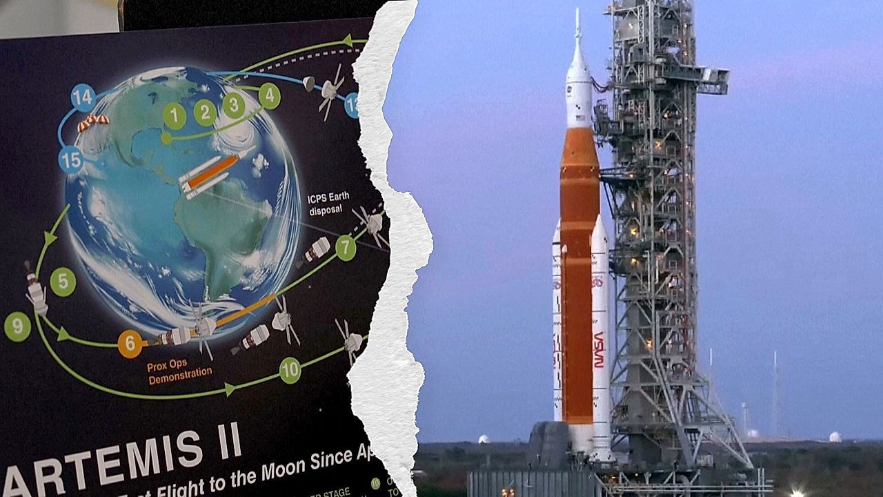 Video: Erstmals seit 53 Jahren: NASA startet erste bemannte Mondmission seit Apollo 17  