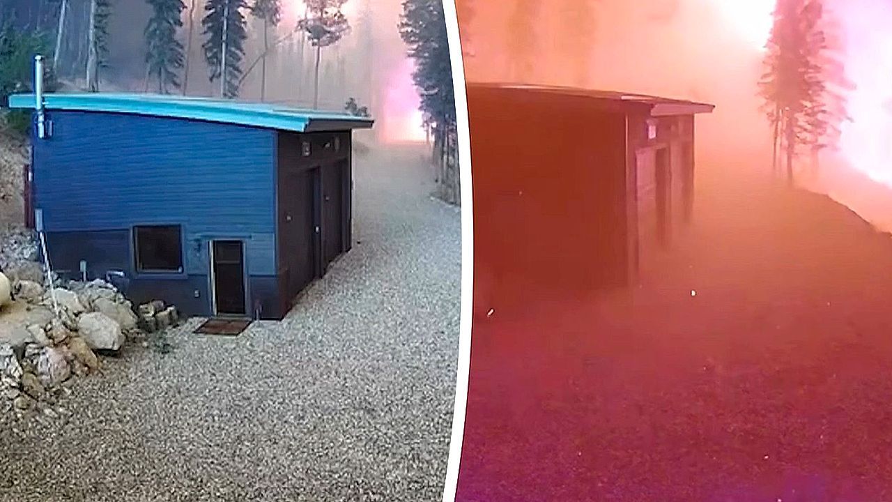 Video: Cottonwood Fire in Utah spreads to nearly 70,000 acres, Ring camera captures destruction of cabin