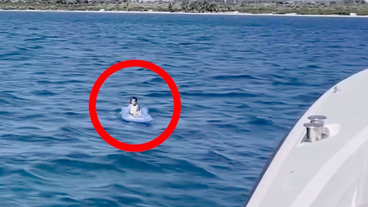 Video: Wind treibt Mädchen auf Luftmatratze aufs Meer – türkische Küstenwache rechtzeitig vor Ort