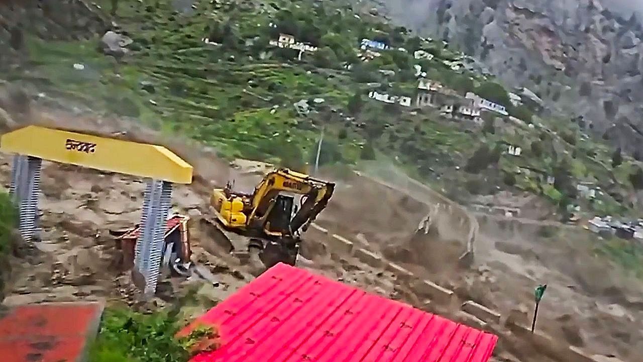 Video: Flash flood sweeps away bridge in seconds in India's Uttarakhand