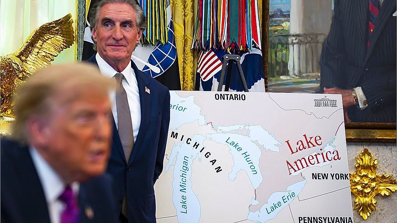 Video: Trump talks with Apple about renaming Lake Ontario to "Lake America" on its maps