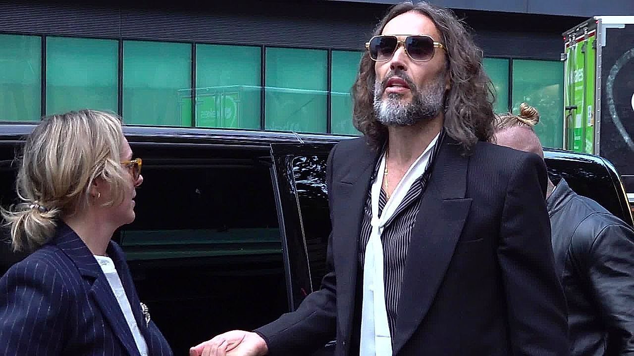 Video: Russell Brand 'hopeful' ahead of trial as prosecution calls him 'ruthless and calculated'