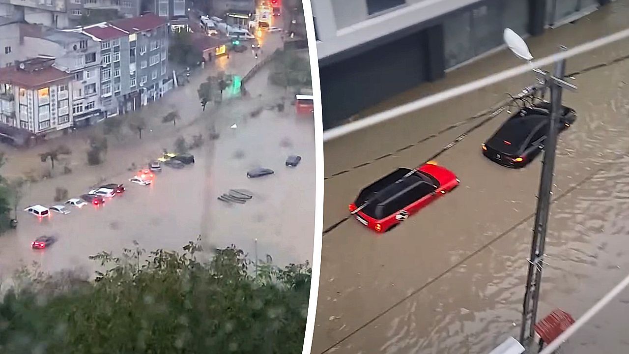 Istanbul paralysed by torrential rain as floods swamp streets