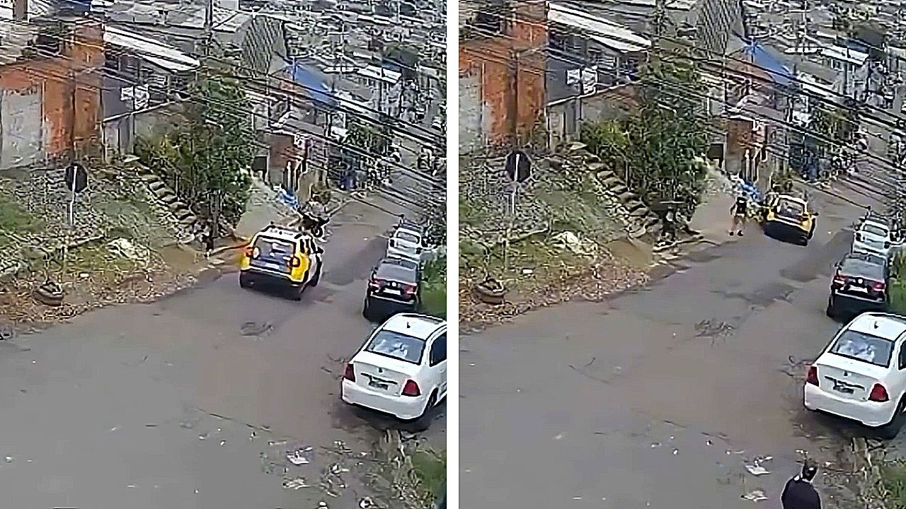Handbremse vergessen: Polizisten jagen in Brasilien eigenem Streifenwagen hinterher