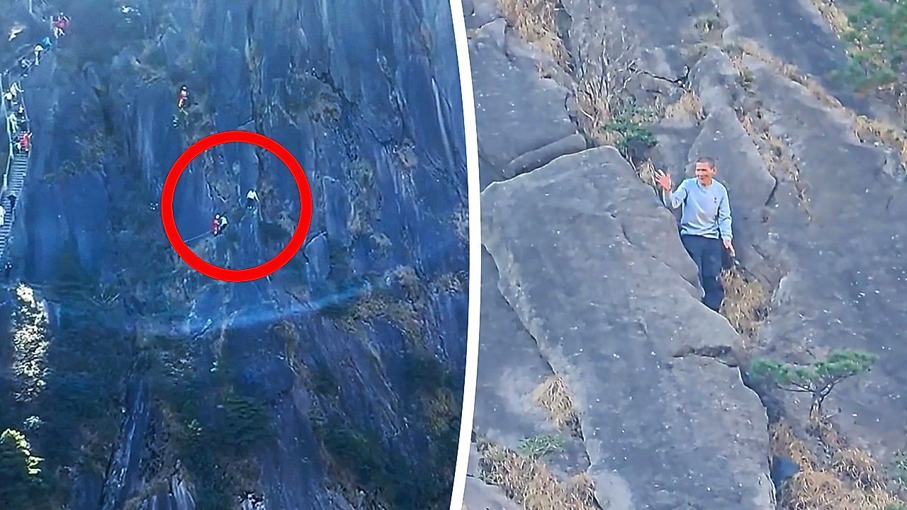 Gefangen in der Steilwand: Wanderer verlässt offiziellen Weg und löst Rettungsaktion aus