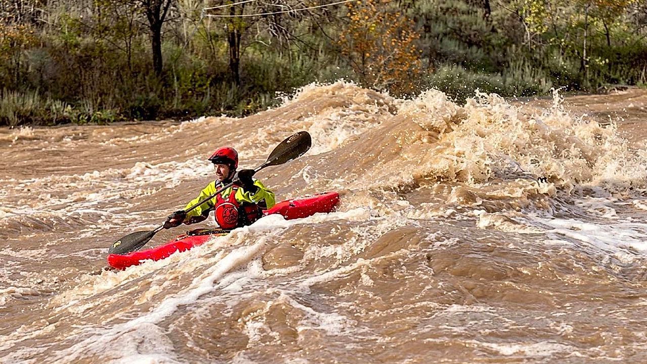 Video: Kayakers take on flooded Animas River at its highest level in over 50 years