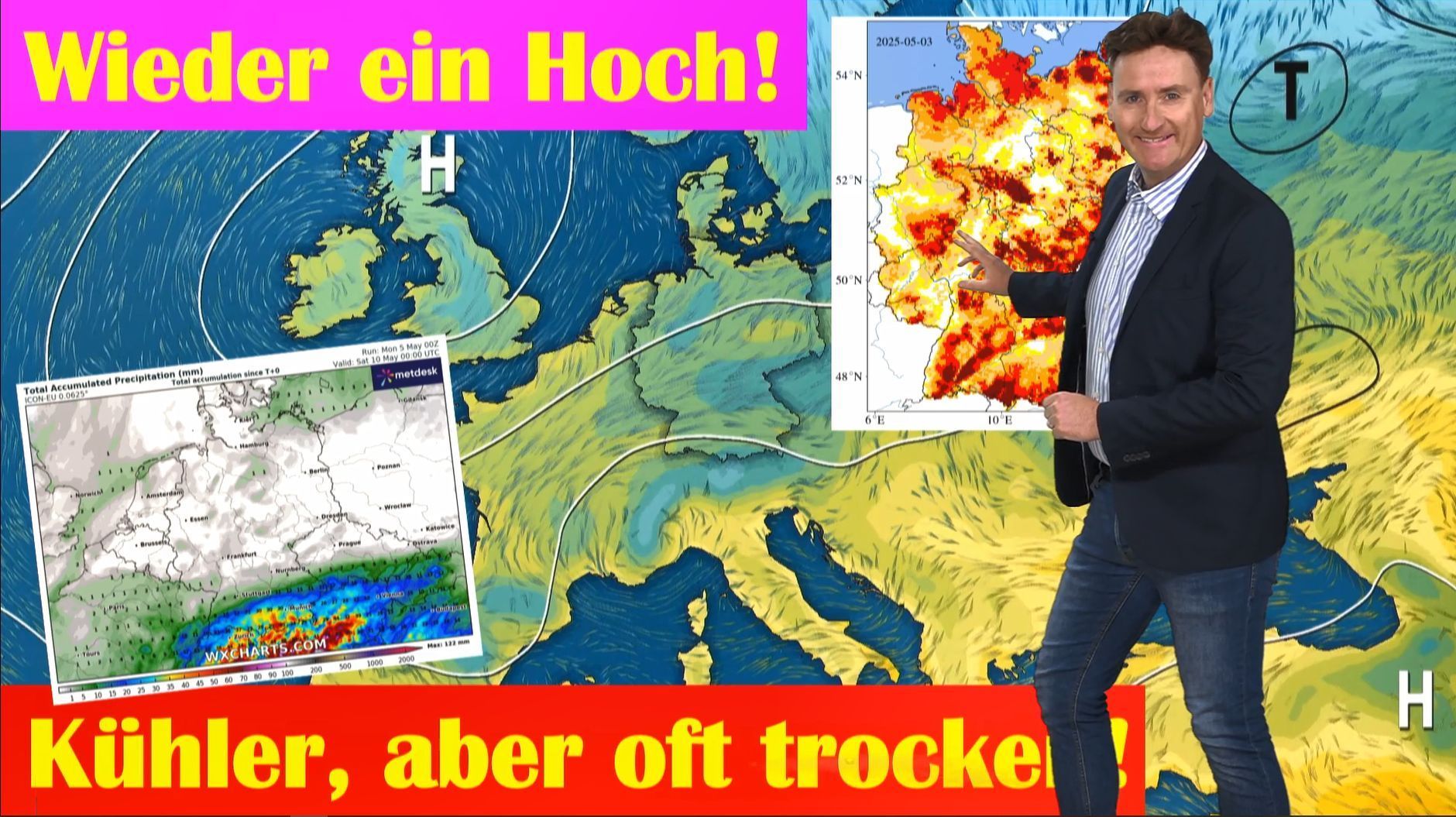 Video: Jetzt schon trockener als im extremen Dürrejahr 2018 - Experte warnt: Das nächste Blockadehoch ist schon da!